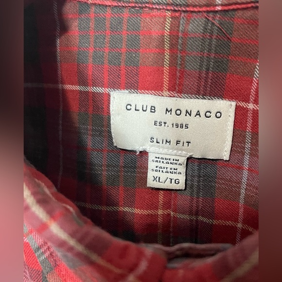 Club Monaco lumberjack shirt - XL - Picture 2 of 4